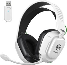 2.4GHz Wireless Gaming Headset for PS5, PS4, Switch, Mac, PC, Ultra-Low Latency,