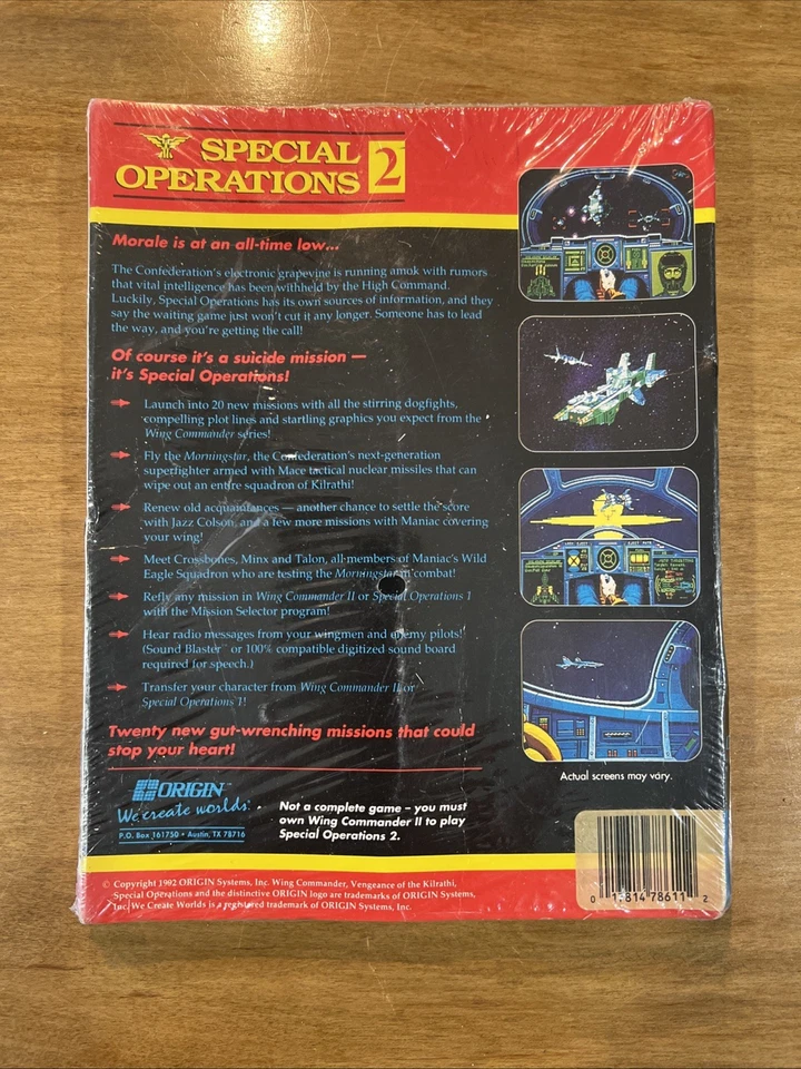 Wing Commander II Vengeance of the Kilrathi Special Operations 2 - Image 2 of 4