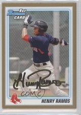 2010 Bowman Draft Draft Picks Gold Henry Ramos #BDPP3 0f6