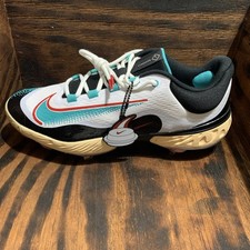 Nike RBI x Alpha Huarache Elite 4 tacchetto basso bianco acqua metallo FZ7345-103 uomo 12,5