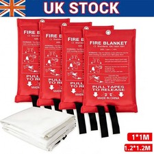 2/4x Quick-Release Fire Blanket – Large Safety Shelter for Home,Office & Kitchen