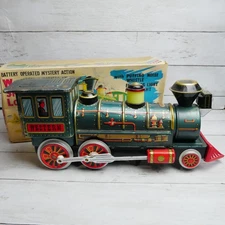 Vintage 1960's Western Special Locomotive Battery Operated Modern w/Box Repair