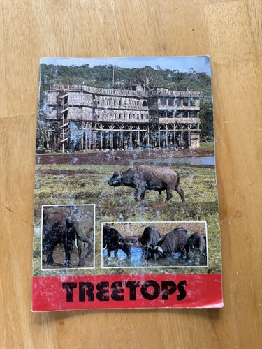 Vintage Treetops Kenya Safari Lodge Travel Brochure Wildlife Color Africa