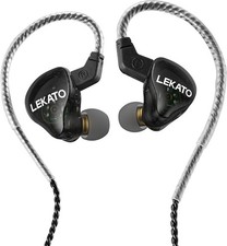 LEKATO H5 Headphones In Ear Monitors Hybrid Hifi IEM Earphones for Musicians
