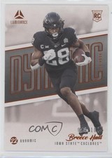 2022 Panini Luminance Dynamic Rookies Orange 43/100 Breece Hall #DYNR-BHA qf8