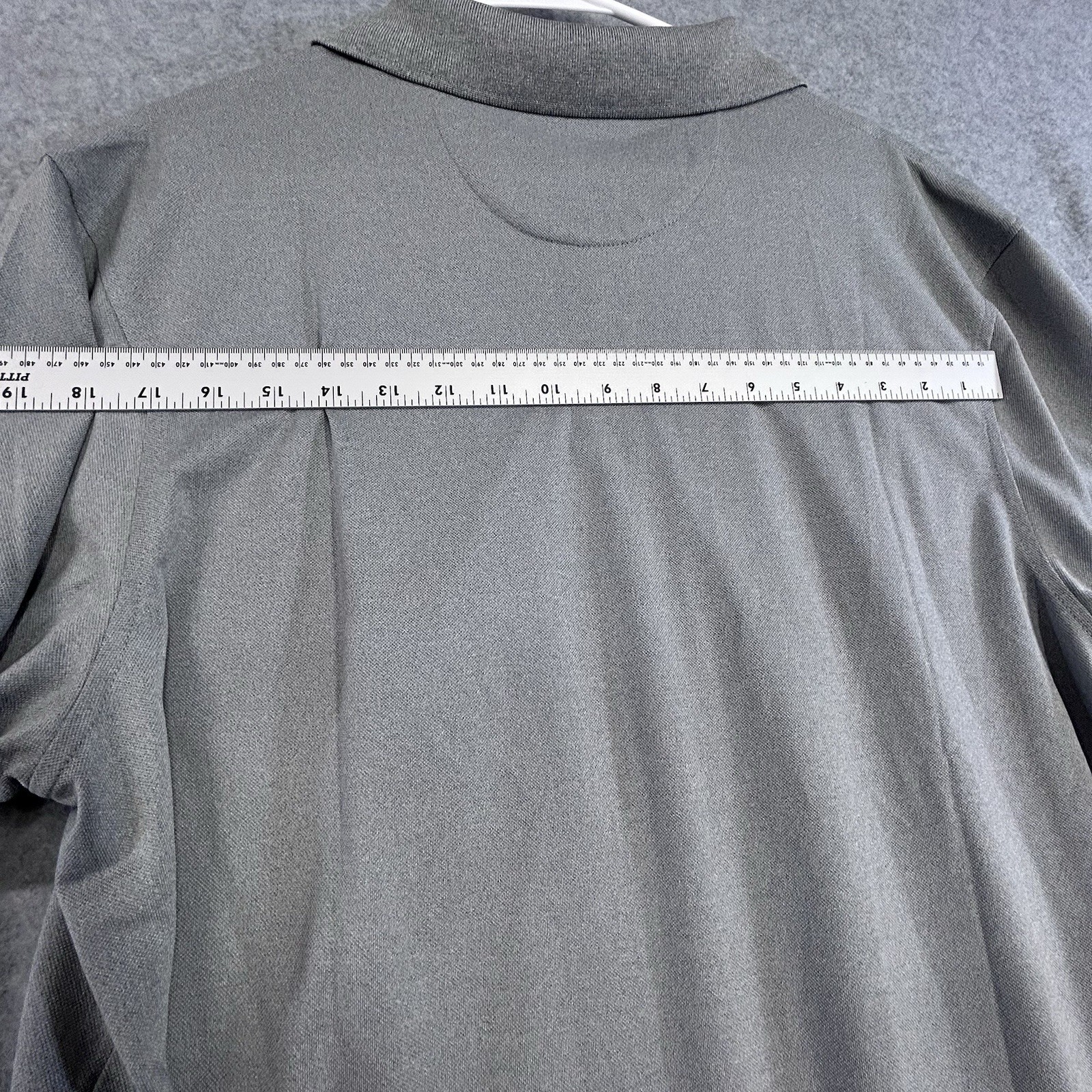 Amazon Essentials Gray Polo Slim Extra Large - image 6