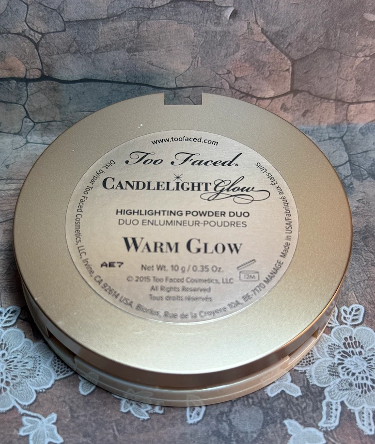 Too Faced Candlelight Warm Glow Highlighting Powder Duo-NIB-10g-Pristine Package - Image 4 of 4