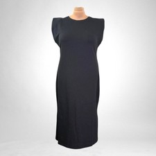 THE DROP Padded Shoulder Black Sheath Dress, NWT! Size 2X