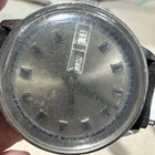 Vintage Timex Marlin Day Date 26850 Men’s Mechanical Chrome Tone Watch 1975