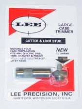 Lee 90401 Large Case Trimmer Cutter & Lock Stud Large case trimmer for 50 Cal