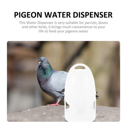 Juego de 2 Palomas Fuente Bebedero Pajarera Para Exterior Alimento Agua Pájaros - Imagen 2 de 12