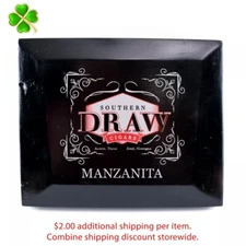 Southern Draw Manzanita Toro Empty Wood Cigar Box 9" x 7.5" x 1.25"