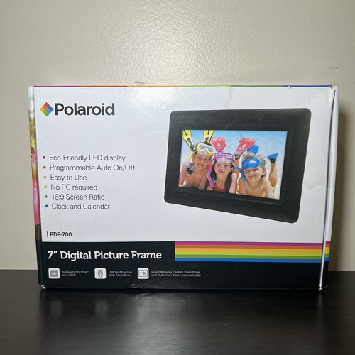 POLAROID 7-inch Digital Picture Frame Black - Picture 3 of 5