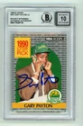 Gary Payton 1990-91 Hoops #391 Rookie RC Signed Beckett BGS 10 Auto SuperSonics