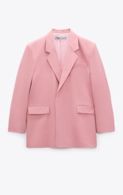 RRP $149 ZARA OVERSIZED DOUBLE BREASTED BLAZER LIMITED