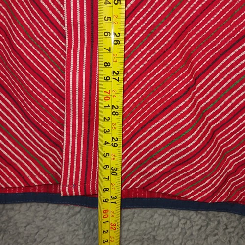 Phat Farm Shirt Mens XL Red Striped All Over Long Sleeve Dead Stock Vintage Y2K - Picture 10 of 11