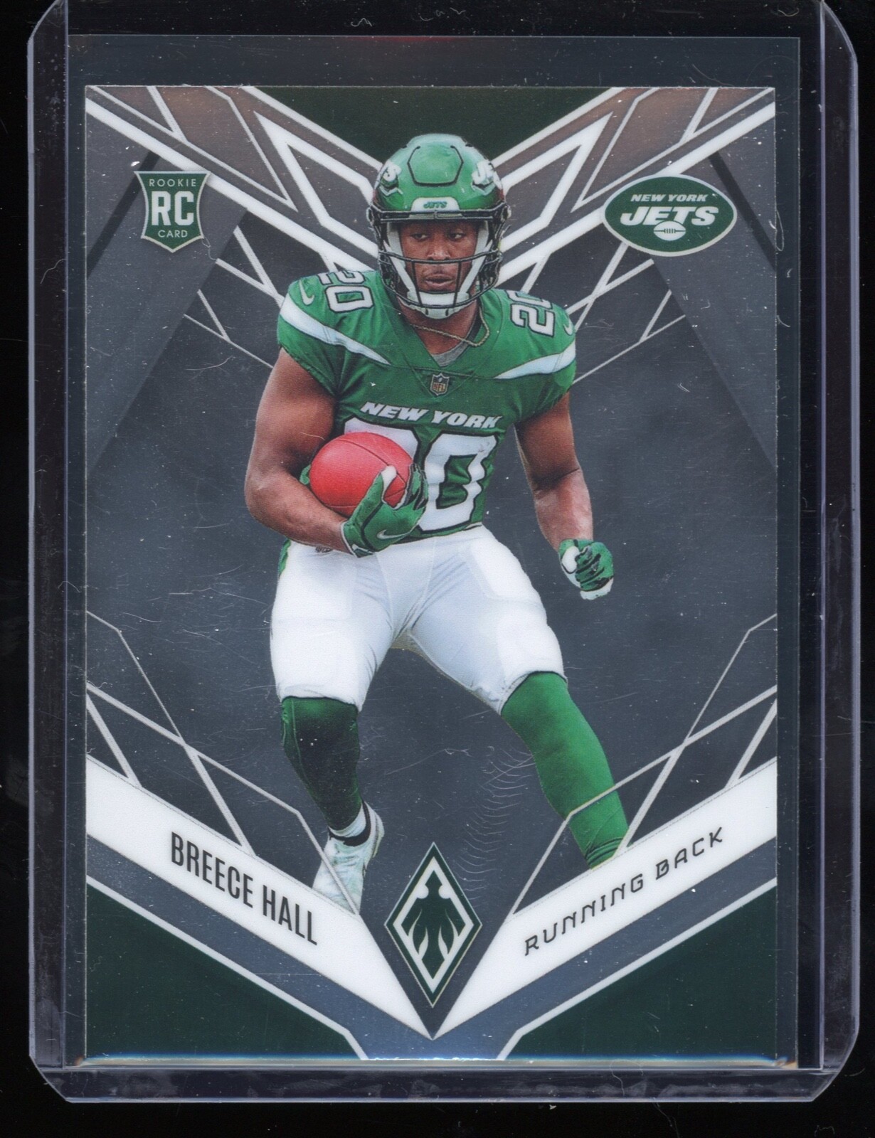 2022 Panini Phoenix Football Breece Hall Base RC New York Jets RB #114