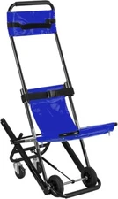 LOSCHEN Blue Manual Lift Stair Chair, Folding Chair,Portable Folding Stair Chair