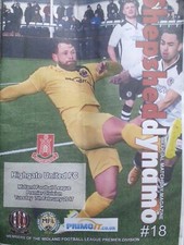 Shepshed Dynamo V Highgate United Football Programme Midland Football League...