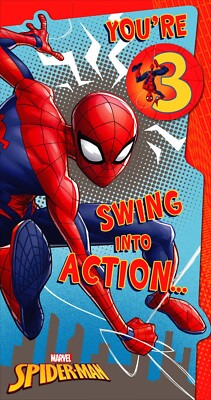 UK Greetings Marvel Age 3 Birthday Card For Him Boy Happy - View #5