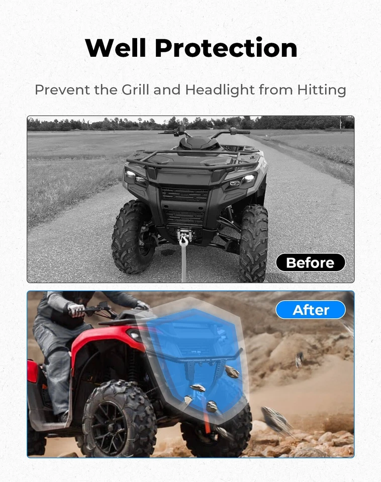 Сверхпрочный передний бампер для Can-Am Outlander 500 700 Max Pro HD5/7 2023-2025 - Изображение 2 из 4
