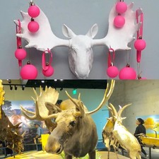 Zero Waste Xmas | Sustainable Home Decor | Resin Moose Deer Head Wall Sculpture