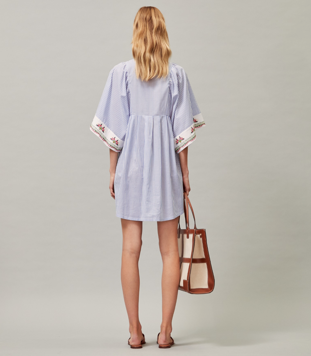 embroidered beach tunic tory burch