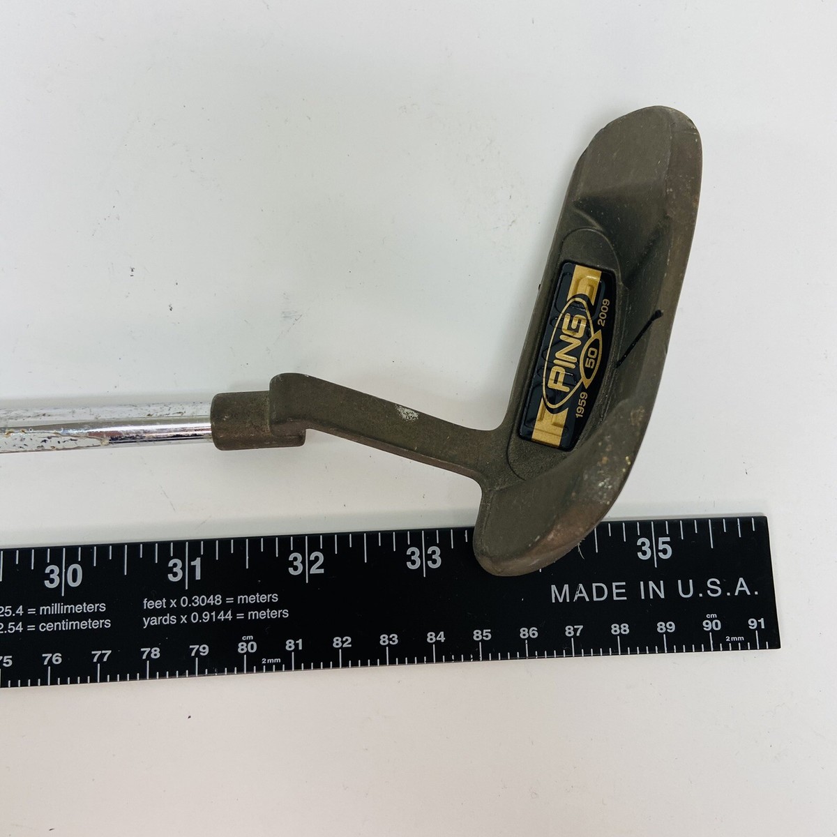 ★新品・希少★PING 50周年記念 限定 50TH B60 34インチ Ping 50th Anniversary 1959-2009 B60 Putter Black Dot Flat Men's RH