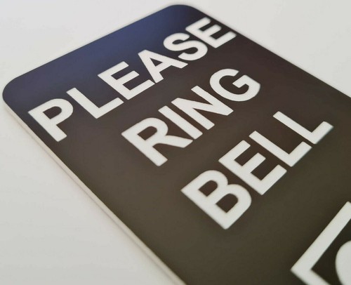 Please Ring Bell Sign Plaque Door Doorbell Buzzer Push Button Intercom - Picture 150 of 161
