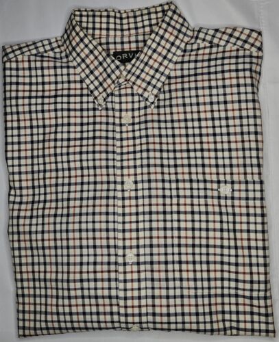Chemise homme Orvis manches longues boutonnée à carreaux devant taille XL - EUC