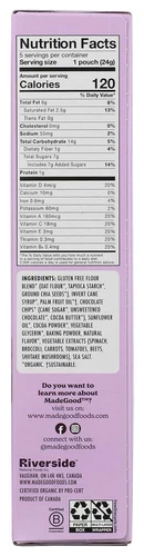 Made Good Organic Soft Baked Mini Cookies Double Chocolate 4.25 Oz