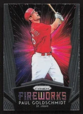 2019 Panini Prizm Paul Goldschmidt Fireworks #F10 Card