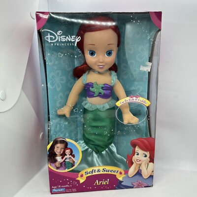 New 2006 Disney Playmates Little Princess Ariel Soft Sweet 12