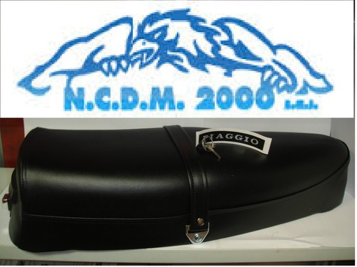 Asiento Stephanie Negro Chasis Hierro Con Muelles de Avispa Px 150 Iris