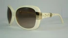 Christian Dior Midnight SBRHA Diamante Ivory Sunglasses Grey Gradient Size 60