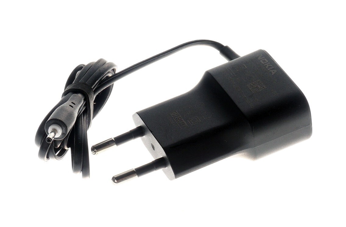 Chargeur Nokia d'origine à broche fine pour téléphones de collection