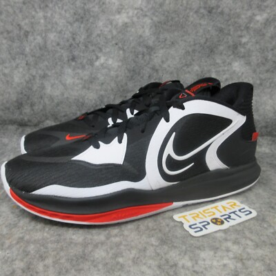 Nike Kyrie Low 5 Basketball Shoes Mens 11 Bred Black White Red DJ6012-001