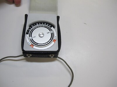 Bower C P 3 photographers light meter, Made in Germany, with case and lanyard