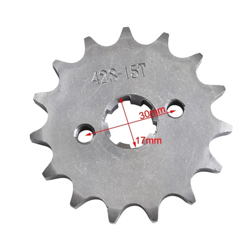 428 Chain +Front &Rear Sprocket For 125cc 140cc 150cc 160cc Dirt Bike Apollo SSR - Picture 4 of 7
