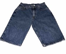 Vintage Calvin Klein Medium Wash High Waisted Denim Mom Shorts Size 9
