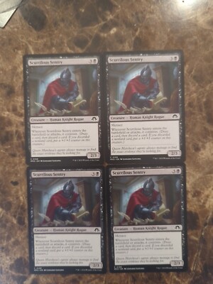 (4) Scurrilous Sentry *PLAYSET* MTG Modern Horizons 3 NM Magic Regular