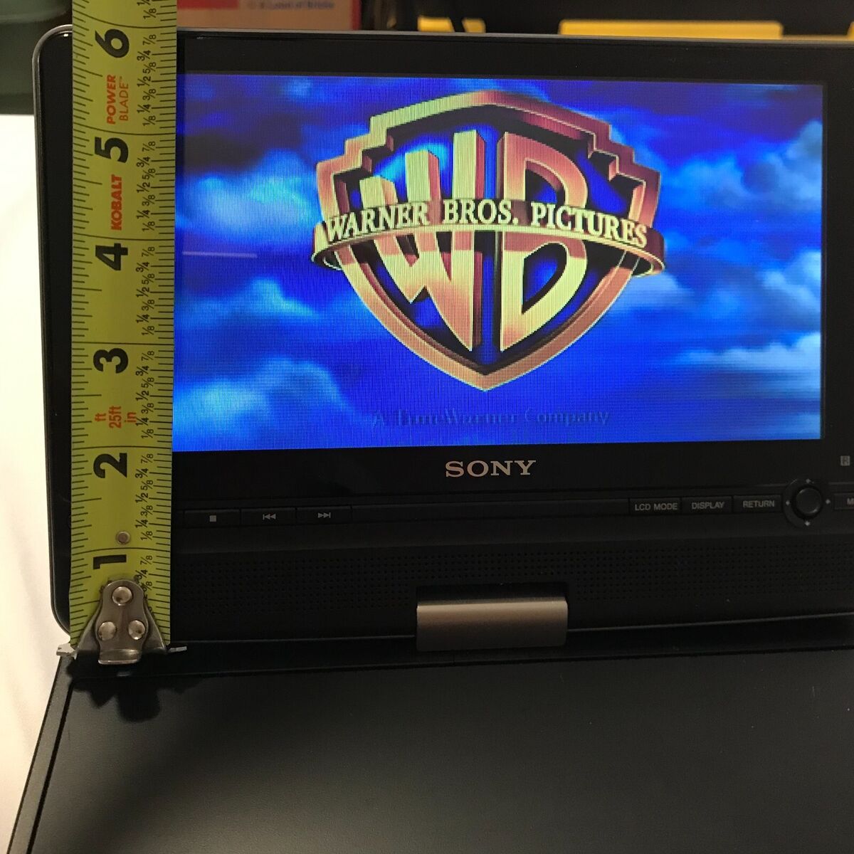 SONY Portable DVD Player, Power Cable Vintage Gray Kids SONY Portable DVD Player, Power Cable Vintage Gray Kids