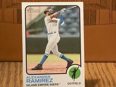Alexander Ramirez, Los Angeles Angels #17 Overall Prospect - 2022 Topps Heritage