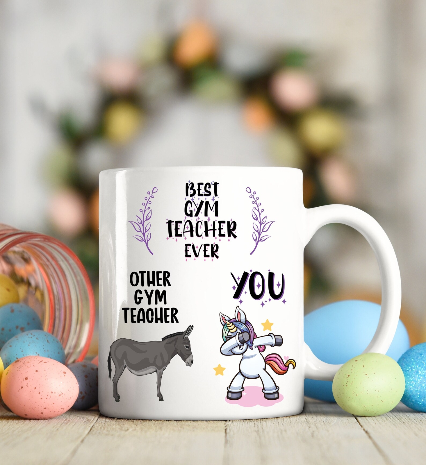 Gym Teacher Gift Gym Teacher Mug Personalized Gym Teacher Mug Gym Teacher Apprec