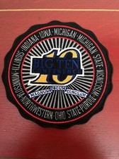 BIG TEN CONFERENCE IRON ON PATCH 7"