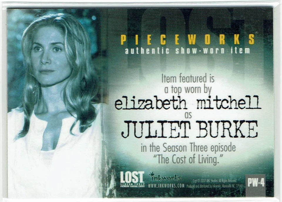 Lost Staffel 3 Drei Kostüme Pieceworks W-4 Elizabeth Mitchell als Juliet Burke - Bild 2 von 2