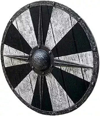 LIARA-24''Medieval Round Shield Viking Shield Unique armor Design Shield