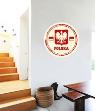 Polska Poland Travel Wall Decal Large Vinyl Sticker 24" x 24"