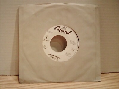Mel McDaniel 1988 Henrietta 45 RPM Promo Record EX