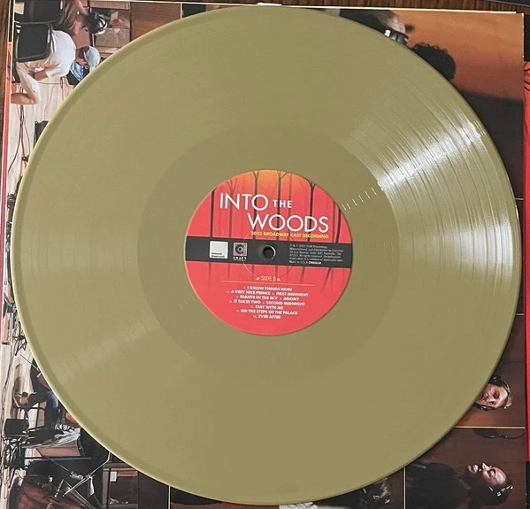 FACTORY SEALED: Into the Woods Broadway Cast Recording B&N Excl Gold Vinyl Recor Foto 3 de 4